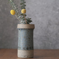 Blue Spotty Vase