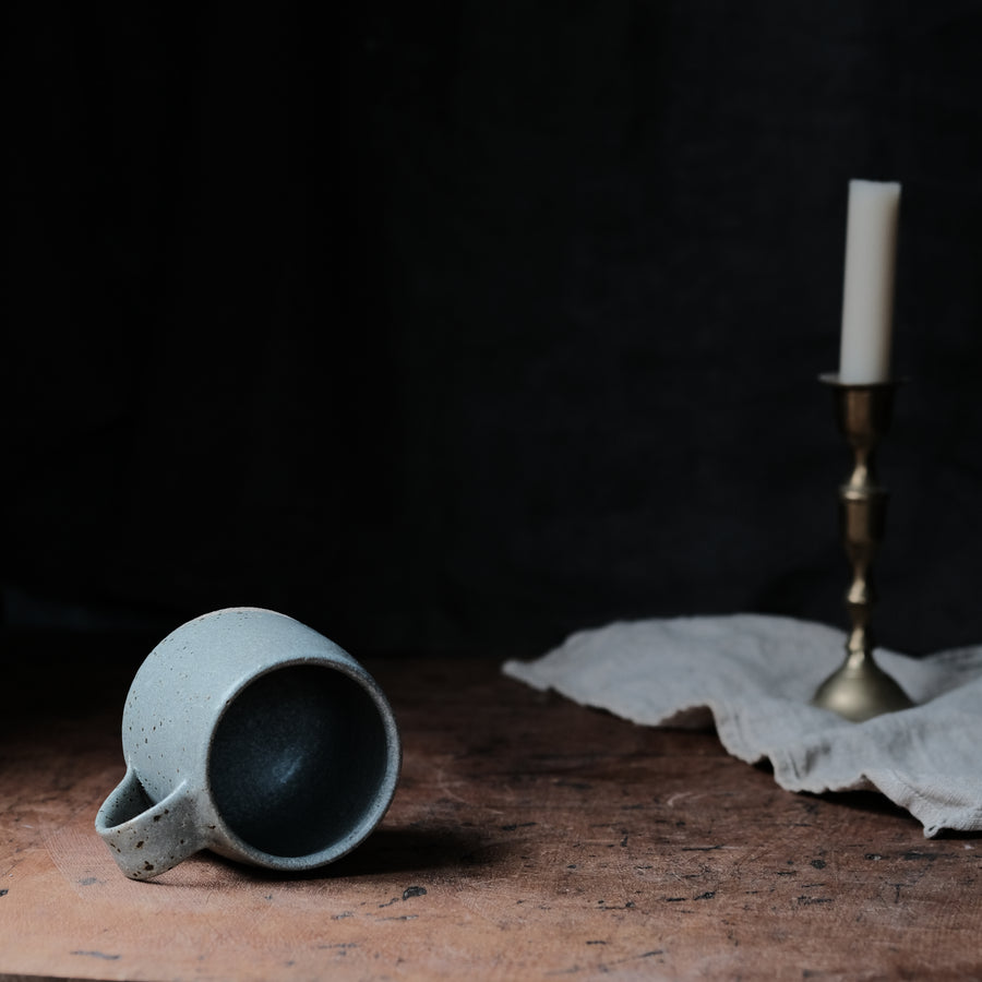 Cup in Storm Grey Speckle, Forest