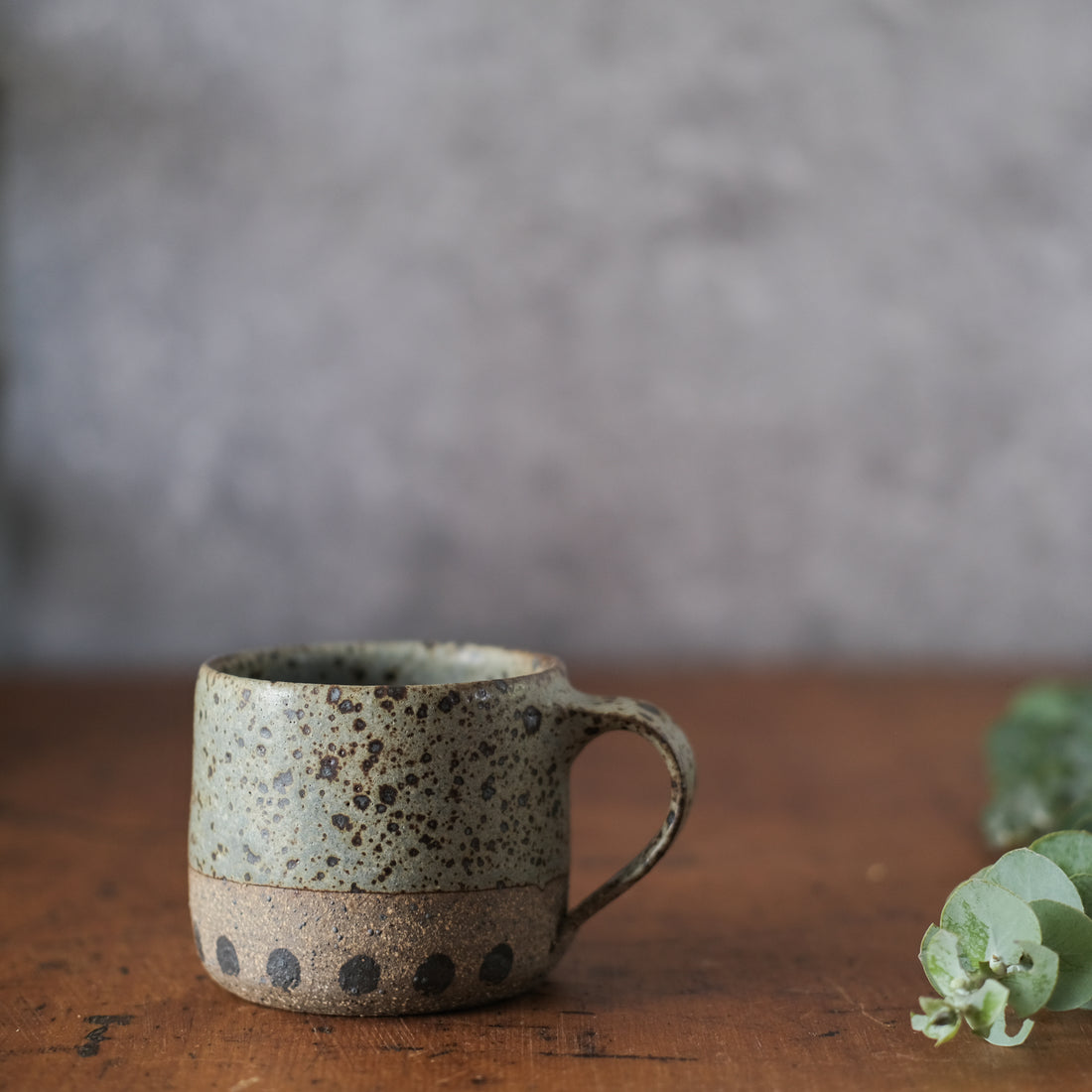Small Cup in Storm with Dots