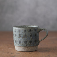 Mostly stacking cup in spotty blue