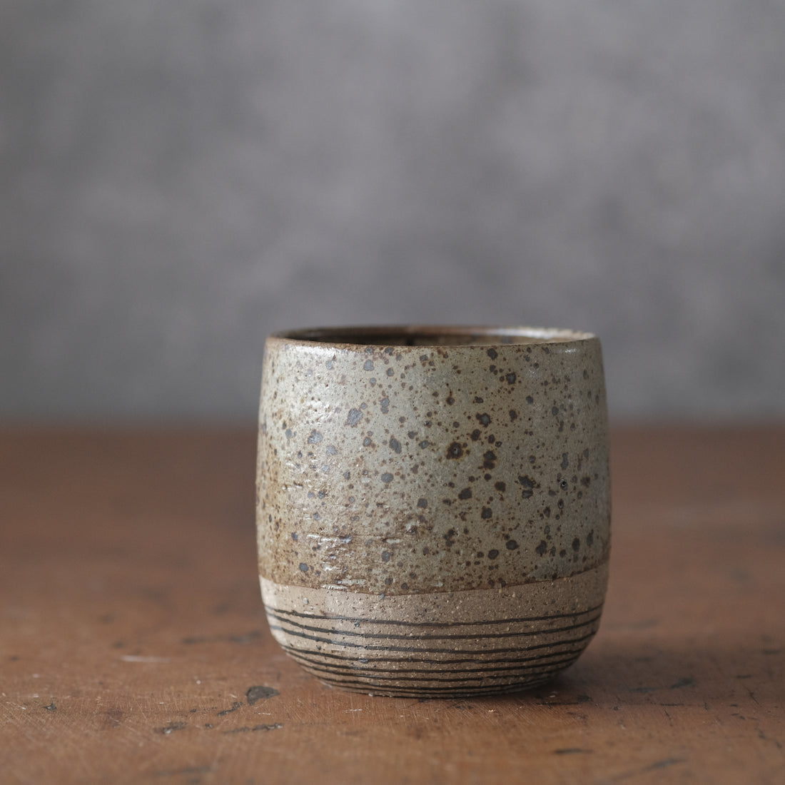 Cup in Storm Grey Speckle