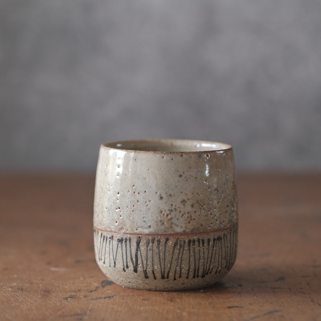 Cup in Shino Orange