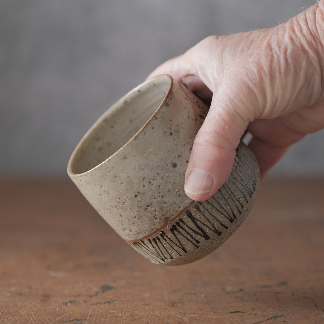 Cup in Shino Orange
