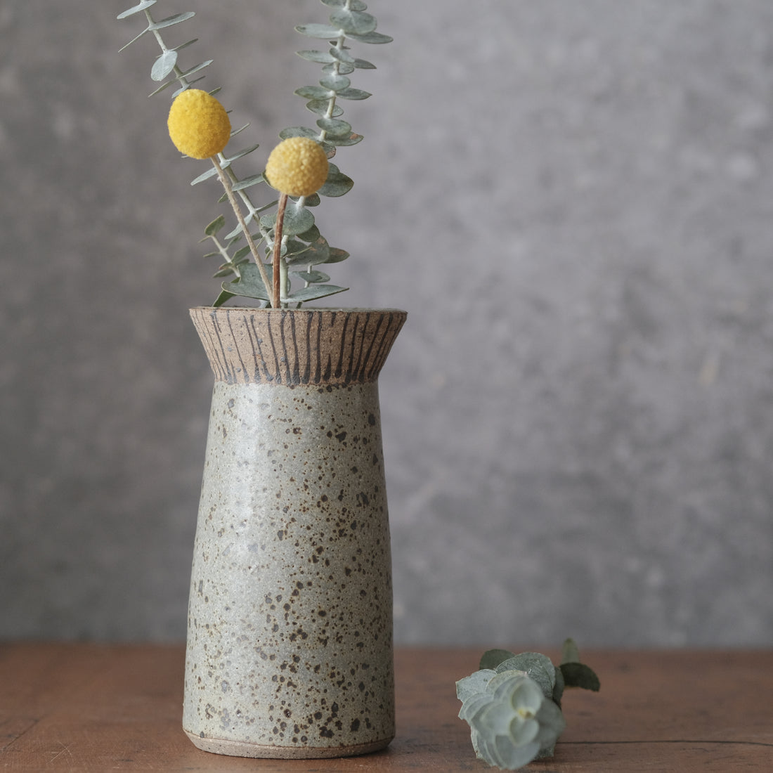 Storm Grey/Blue Vase
